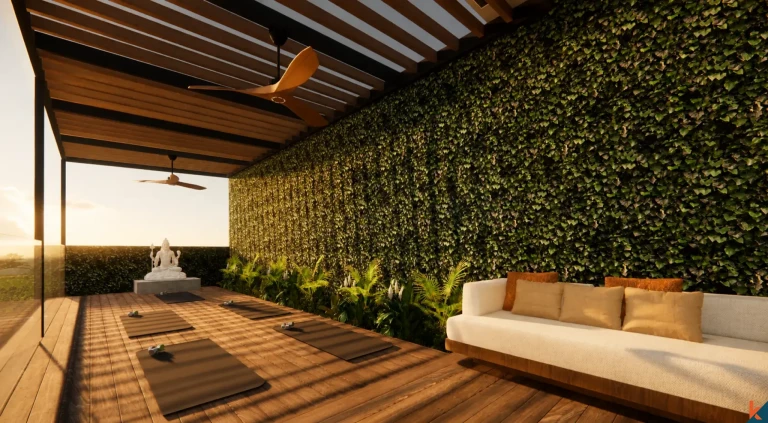 Properti tiga kamar tidur berkualitas tinggi dengan hak sewa jangka panjang yang akan segera hadir di Sanur (Serah terima Desember 2026)