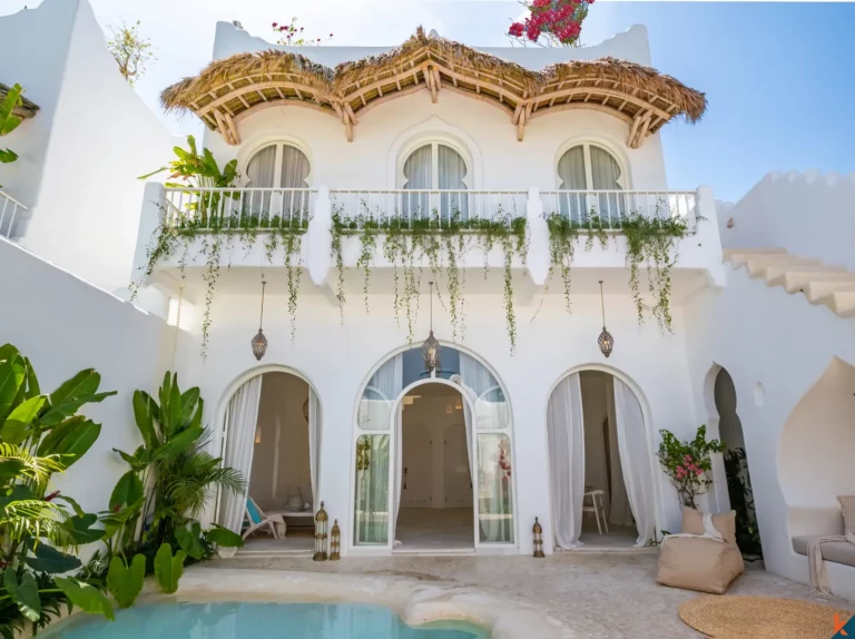 Magnifique villa méditerranéenne de deux chambres en bail emphytéotique avec vue sur l'océan à Seseh