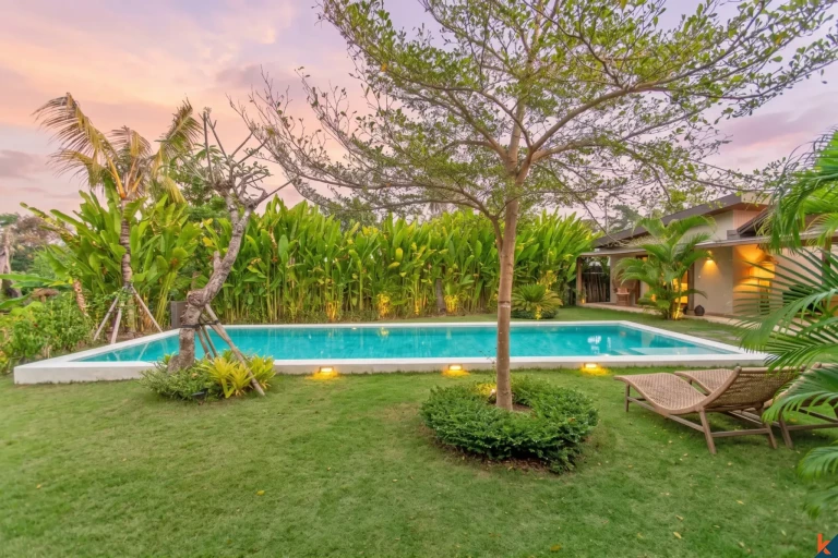 Fantastic three bedroom modern joglo style for lease in Kedungu