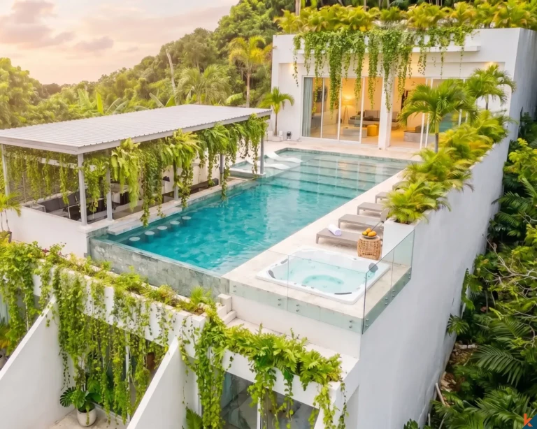 Properti Investasi Bertingkat dengan Pemandangan Laut 180° yang Menakjubkan di Area Bingin