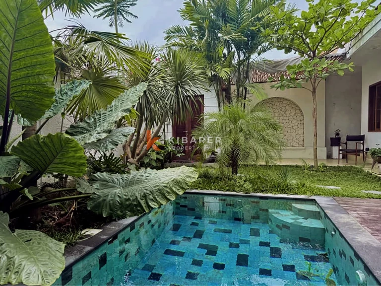 Villa tropicale de deux chambres avec piscine privée à Umalas