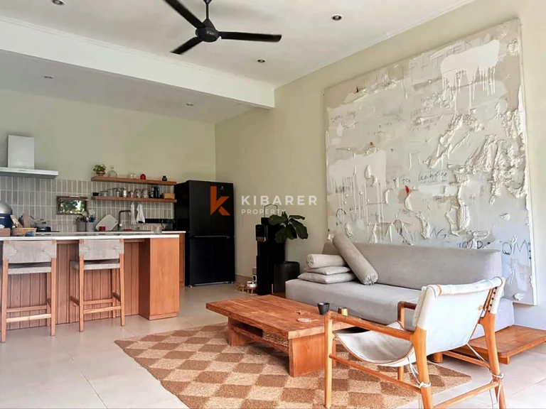 Villa tropicale de deux chambres avec piscine privée à Umalas