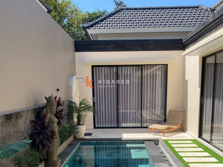Villa Kolam Renang Modern Dua Kamar Tidur yang Menawan di Padonan