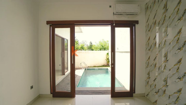Contemporary Three-Bedroom Unfurnished Villa for Rent in Munggu