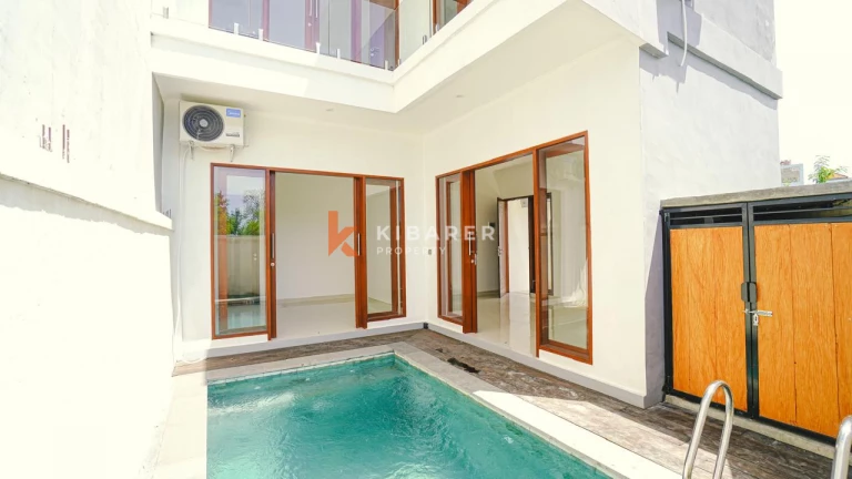 Contemporary Three-Bedroom Unfurnished Villa for Rent in Munggu