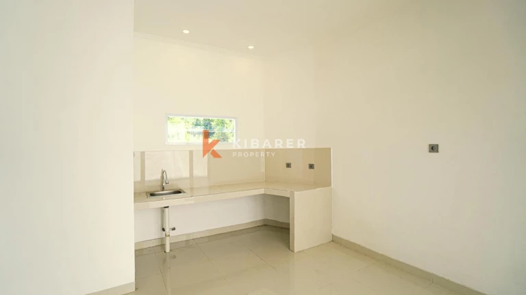 Contemporary Three-Bedroom Unfurnished Villa for Rent in Munggu