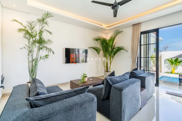 Tropical Three-Bedroom Pool Villa in Canggu