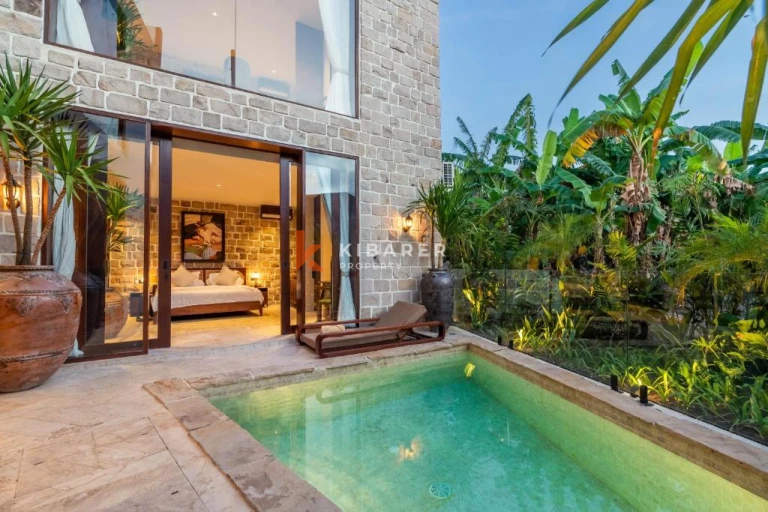 Rustic Luxury Four-Bedroom Villa in Abasan Canggu near Berawa
