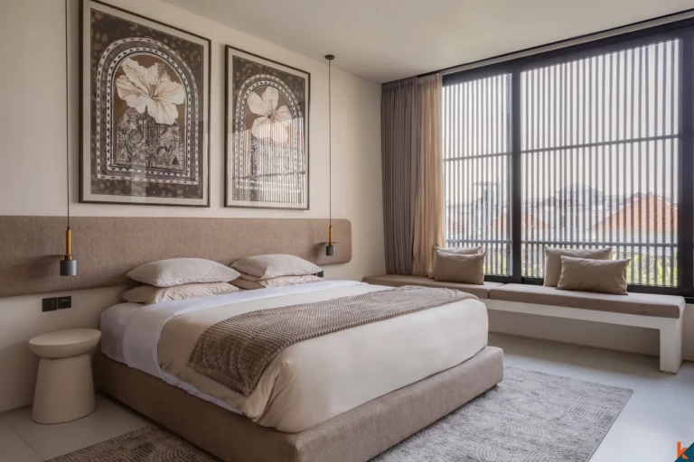 Rumah Townhouse Modern Dua Kamar Tidur dengan Status Hak Sewa di Kerobokan