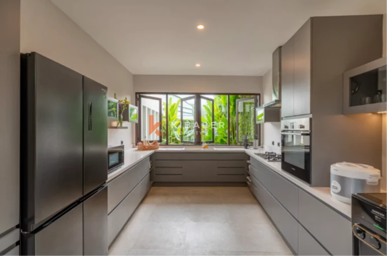 Understated Luxury Three Bedroom Villa with Sauna & Gym in Canggu