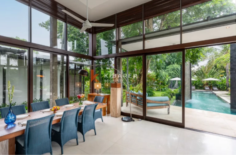 Understated Luxury Three Bedroom Villa with Sauna & Gym in Canggu