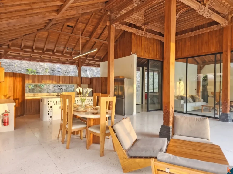 Living room in fully furnished Joglo villa, Mas, Ubud