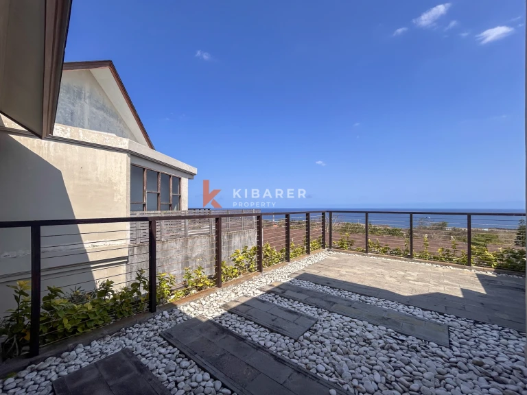 Modern Three-Bedroom Villa with Pool and Scenic Balcony Views in Nusa Dua