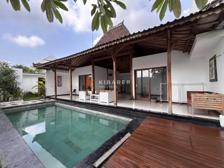 Charming Two-Bedroom Traditional Balinese Villa with Private Pool and Open Living in Canggu