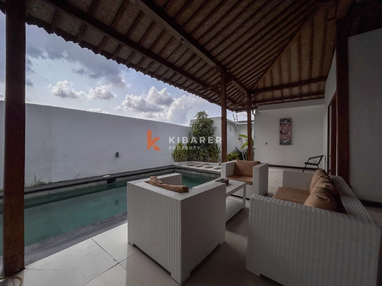 Charming Two-Bedroom Traditional Balinese Villa with Private Pool and Open Living in Canggu