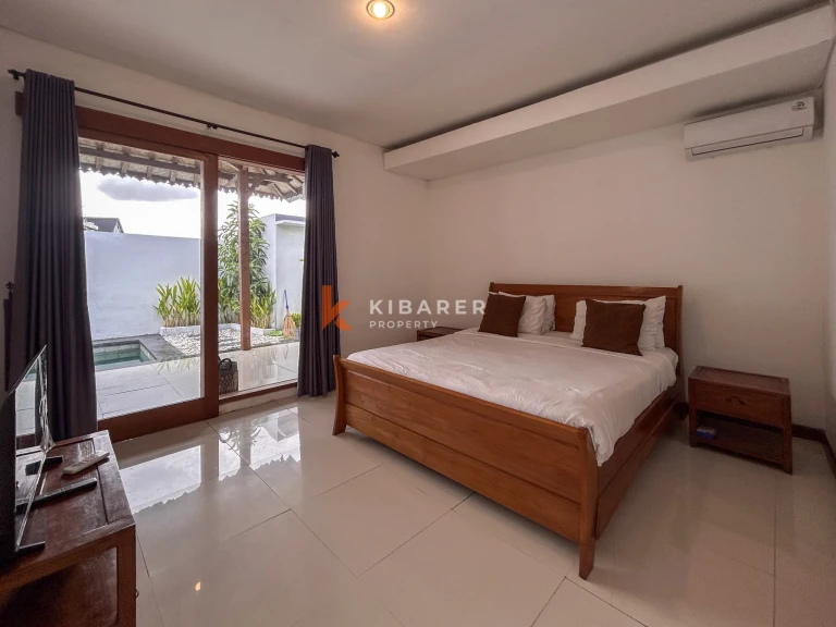 Charming Two-Bedroom Traditional Balinese Villa with Private Pool and Open Living in Canggu