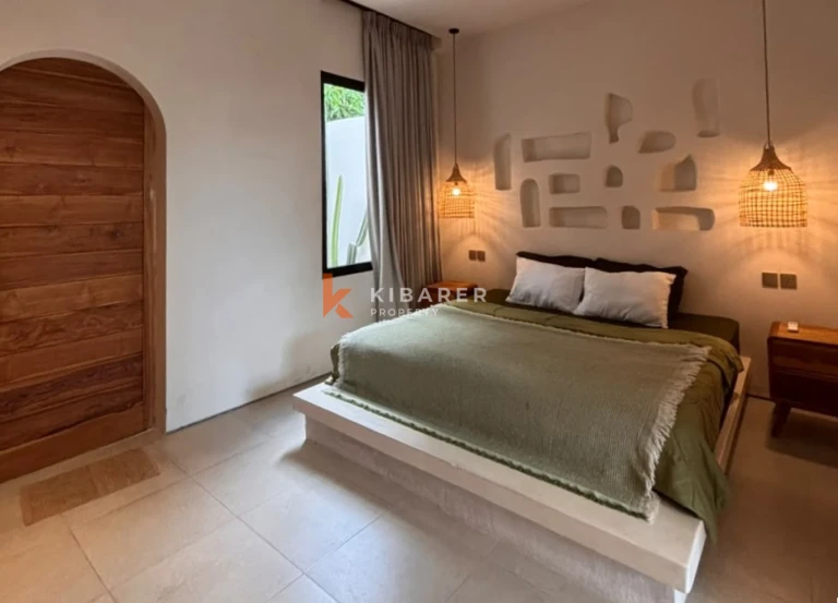 Villa Tropis Modern Satu Kamar Tidur dengan Kolam Renang Pribadi di Canggu