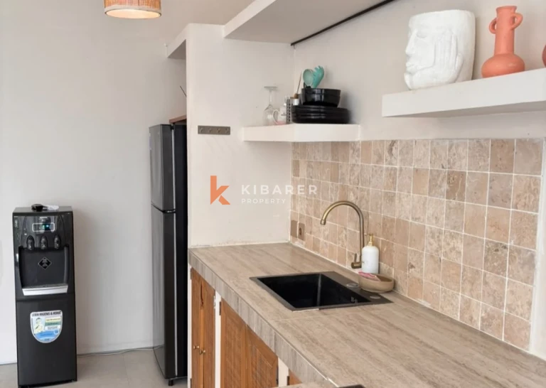 Villa Tropis Modern Satu Kamar Tidur dengan Kolam Renang Pribadi di Canggu