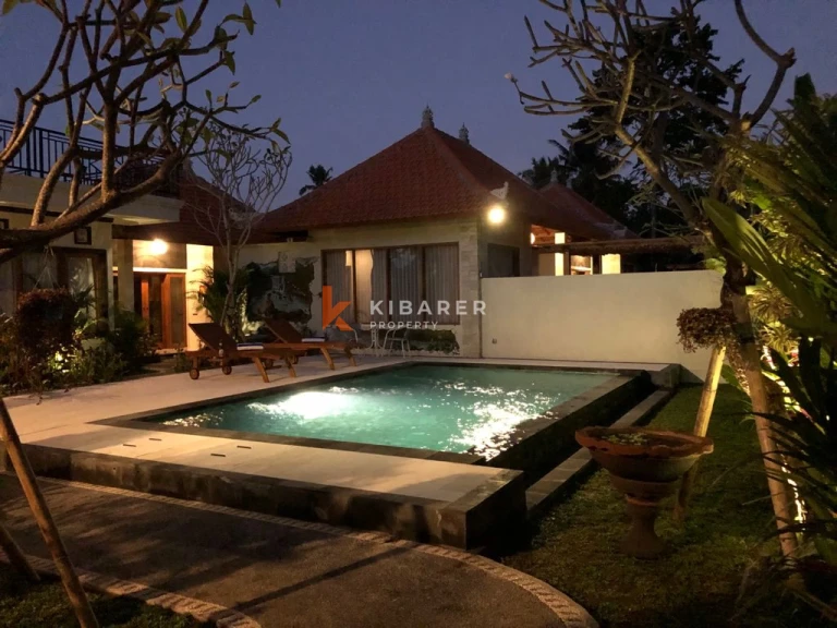 Elegant Four-Bedroom Balinese Villa with Tropical Pool in Ubud