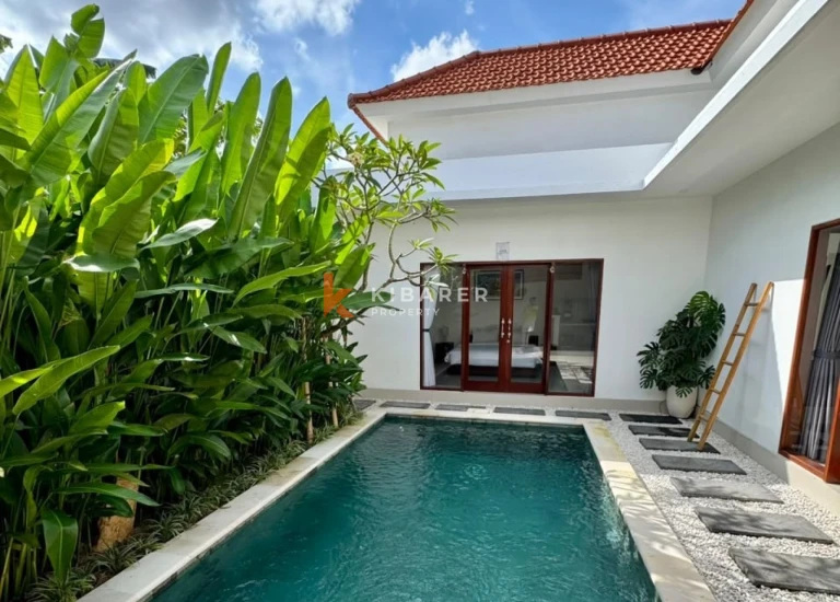 Modern Two-Bedroom Villa with Open Living and Private Pool in Kerobokan